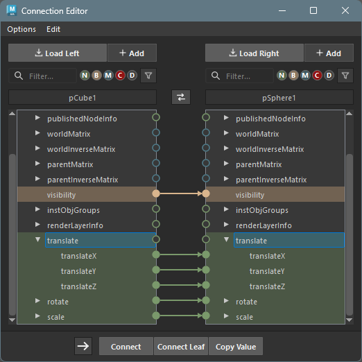 Connection Editor - FakeTools Help